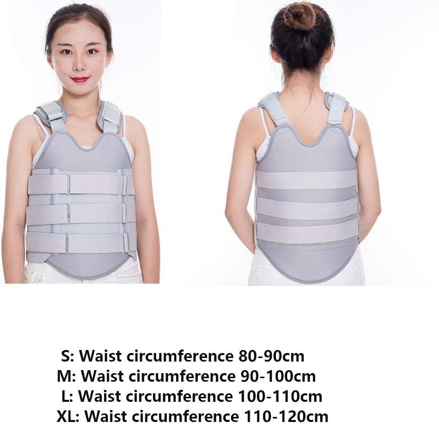 Thoracic Full Back Brace - Treat Kyphosis, Compression Fractures, Upper Spine Injuries, and Pre or Post Surgery with This Hard Lumbar Support