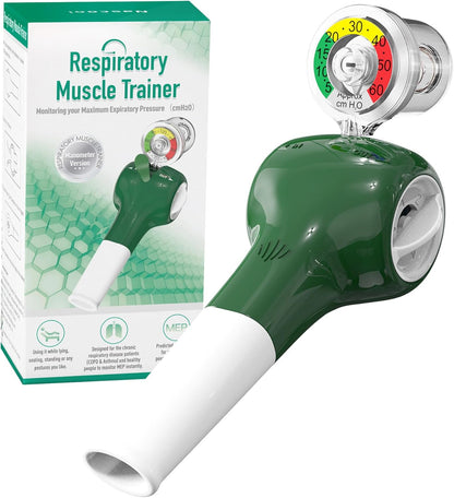 Nascool Breathing Exercise Device for Lungs, Inspiratory Respiratory Muscle Trainer for Athletes, Lung Exerciser Device