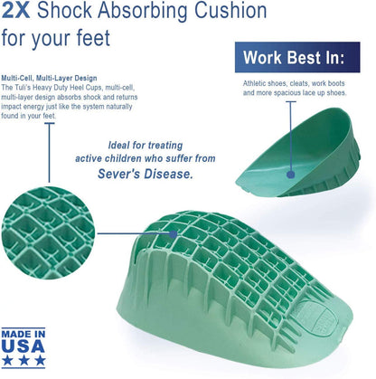 Tuli's Heavy Duty Heel Cups- Heel Pain
