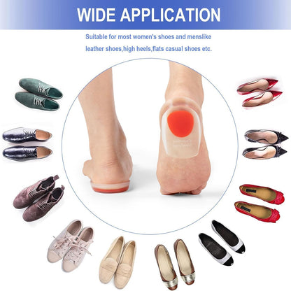 Silicone Heel Cup Pads for Pain Bone Spur Pain Tendon Treatment