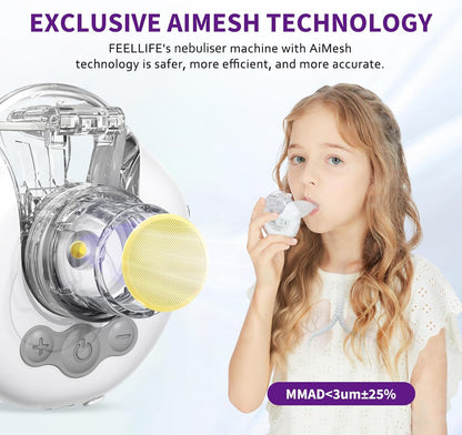 FEELLIFE PORTABLE MESH NEBULIZER AIR MASK