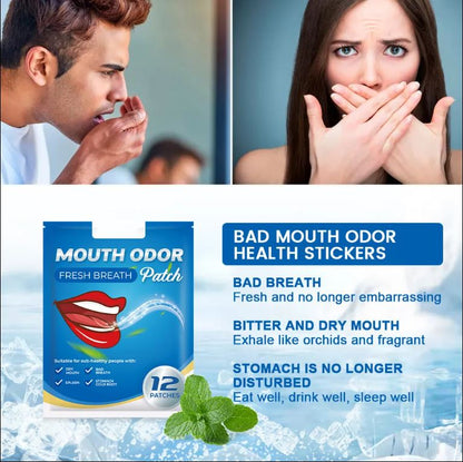 Anti Odor Fresh Breath Patch Bitter Dry Mouth